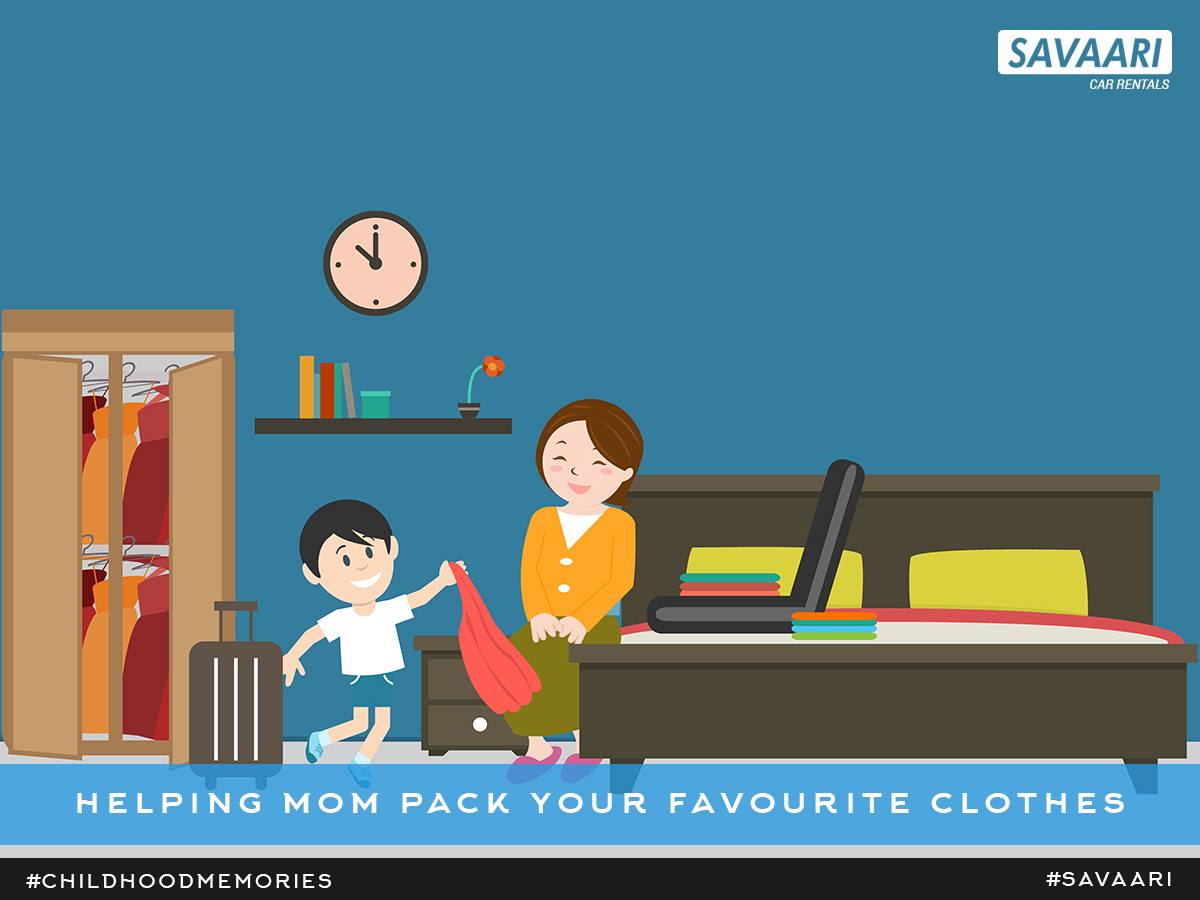Travel Memories : Packing with Mom