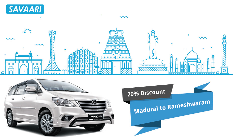 Savaari Offers - Travel from Madurai to Rameshwaram