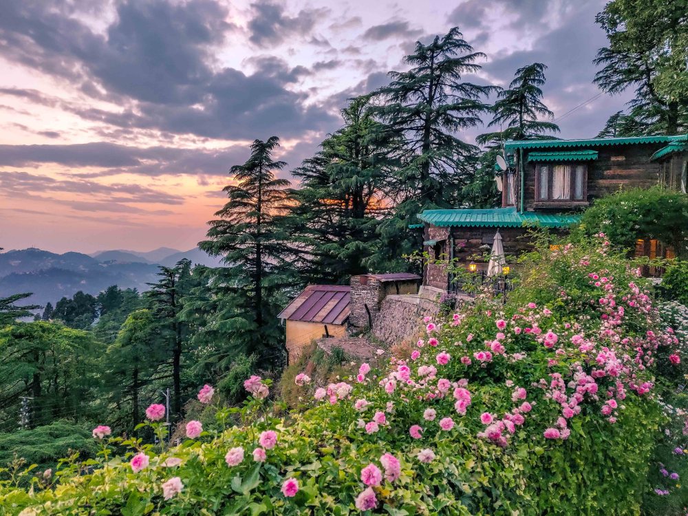 Landour village of India