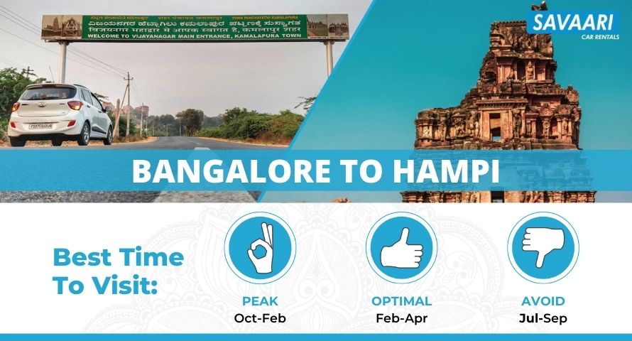 Bangalore to Hampi by road