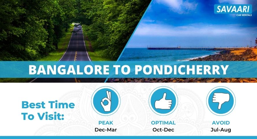Bangalore to Pondicherry by road