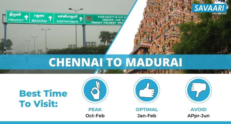 Chennai to Madurai by car