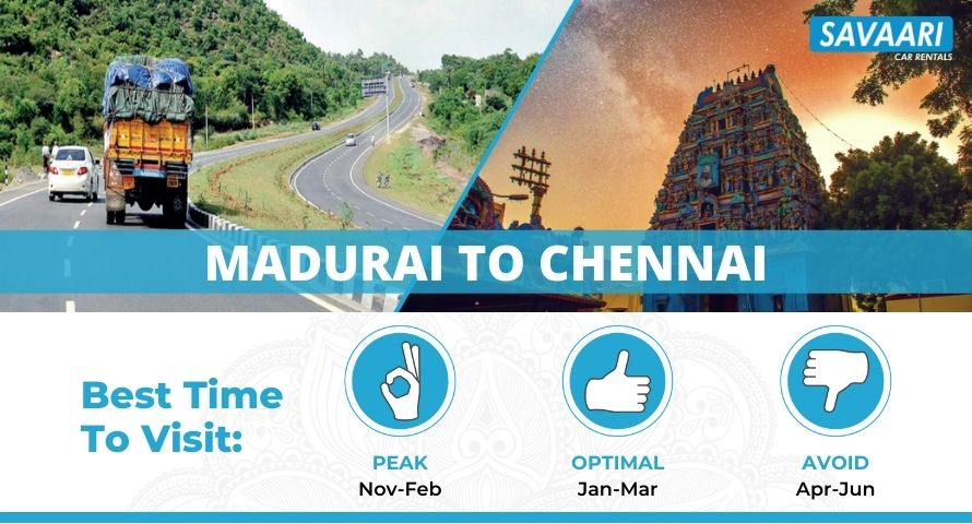 Madurai to Chennai by Road