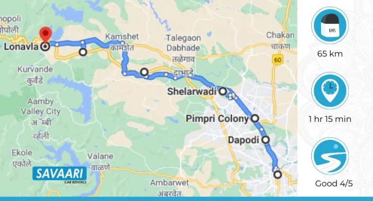 Pune Local Pune to Lonavala Road Trip – Distance, Time and Useful Travel Information