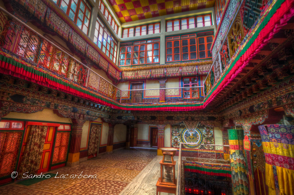 The interior of the Monastery