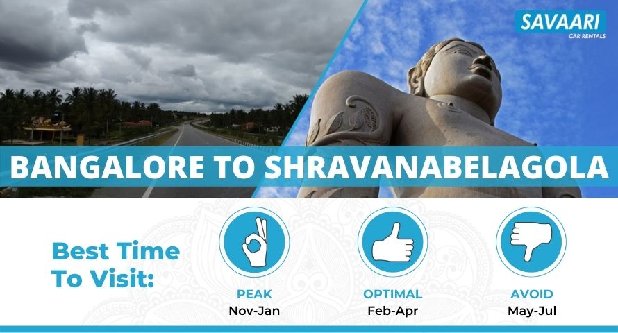 Best time to visit Shravanabelagola