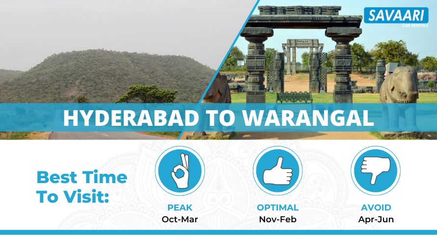 Hyderabad to Warangal by Road - Distance, Time & Other Information