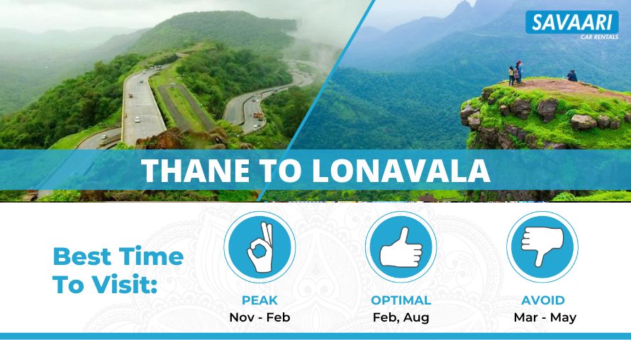 Thane to Lonavala by road