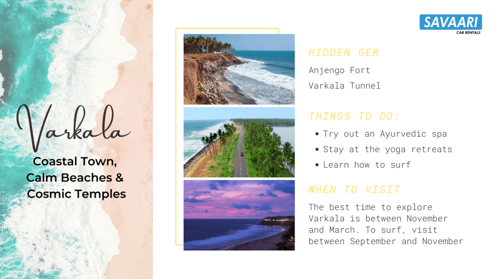 things to do in Varkala infographics
