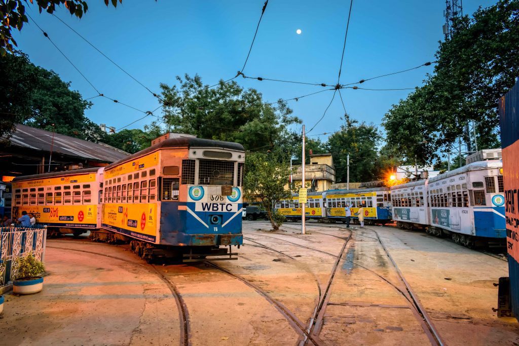 The iconic trams of Kolkata