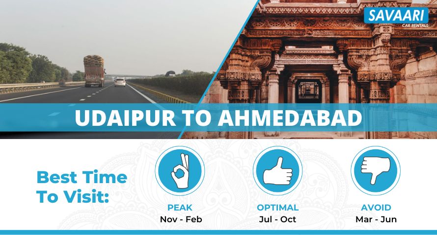 Udaipur to Ahmedabad Road Trip – Distance, Time and Useful Travel Information
