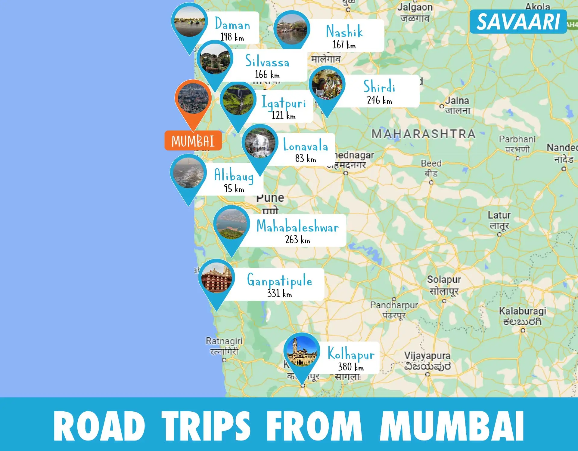 places to visit near mumbai by road