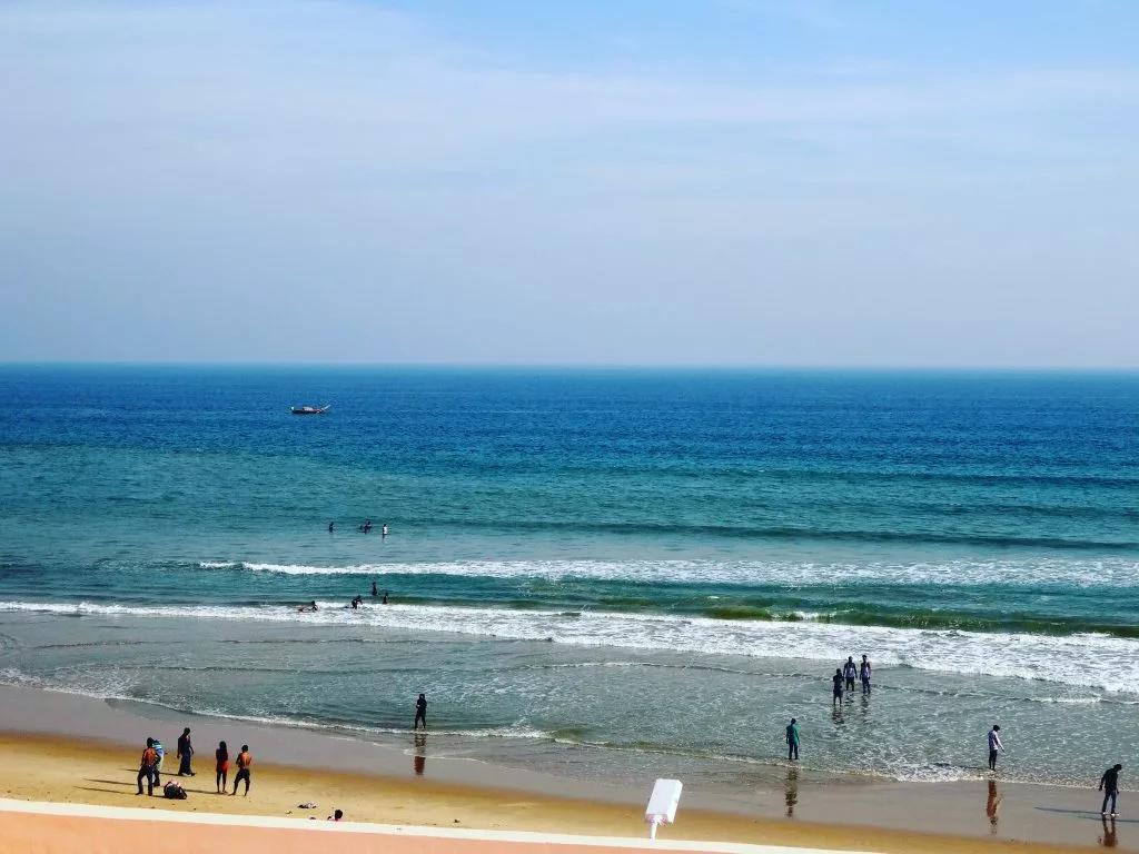 Gopalpur Beach in Orissa. 