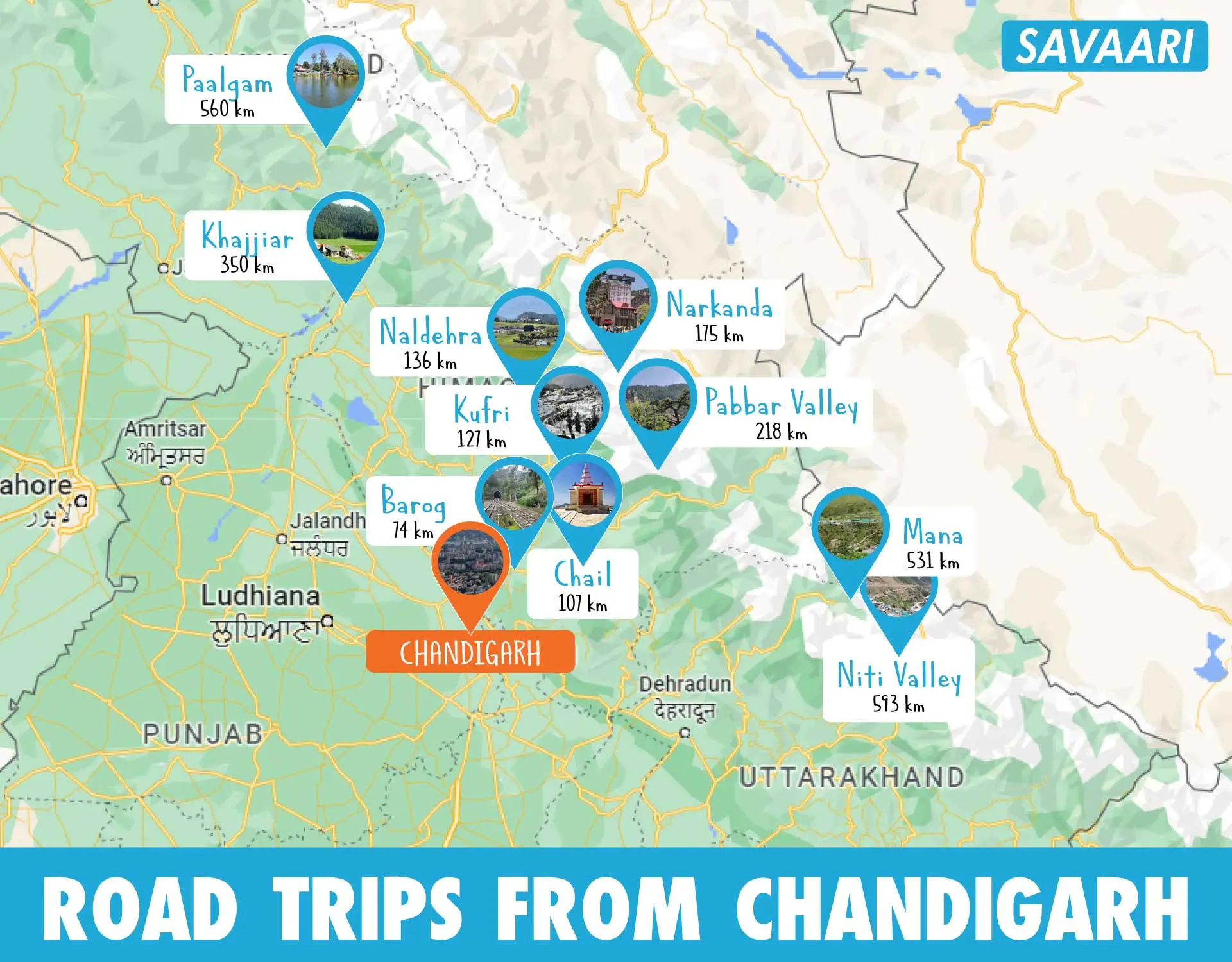 Delhi to Chandigarh Distance By Road  Chandigarh Places to Visit - Avis  Blog