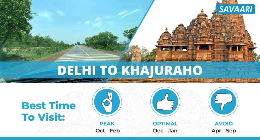 Delhi to Khajuraho