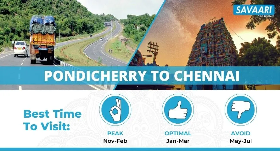 Pondicherry to Chennai by road