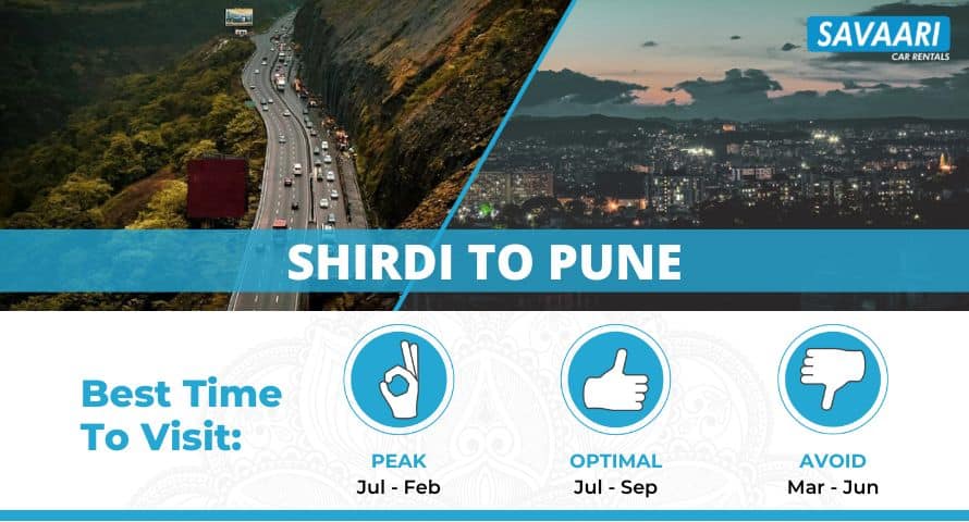 Shirdi to Pune by Road - Distance, Time and Useful Travel Information