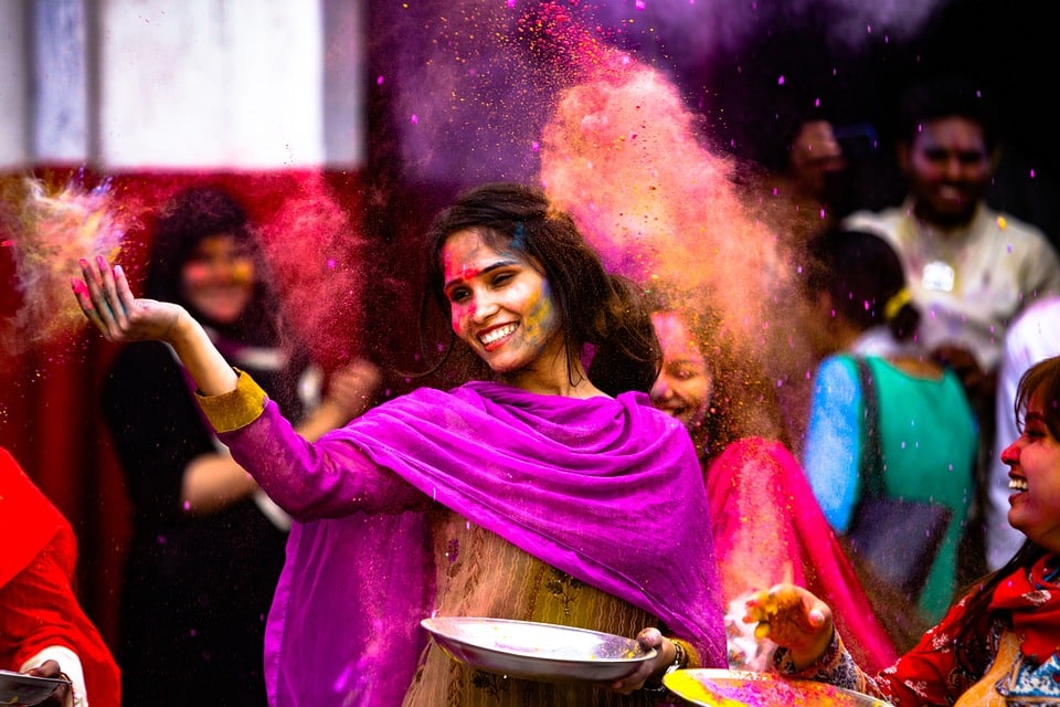 Holi celebrations in India