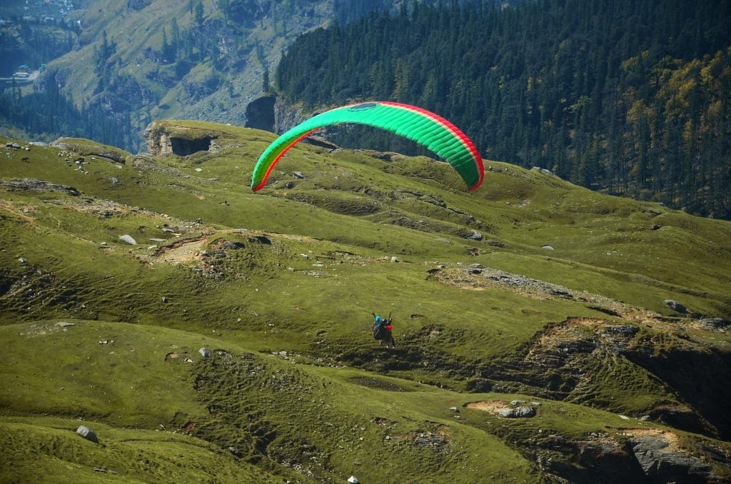 places to paraglide in India
