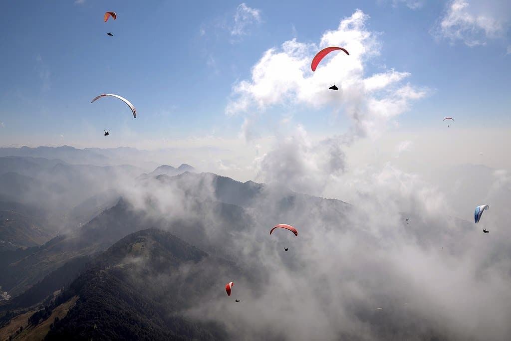 paragliding in India