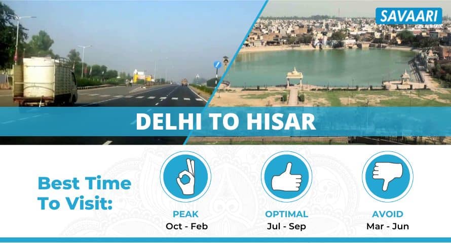 Delhi to Hisar - Time, Routes and Useful Travel Information