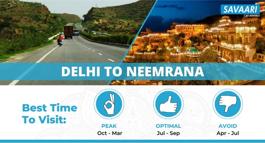 travel from Delhi to Neemrana 