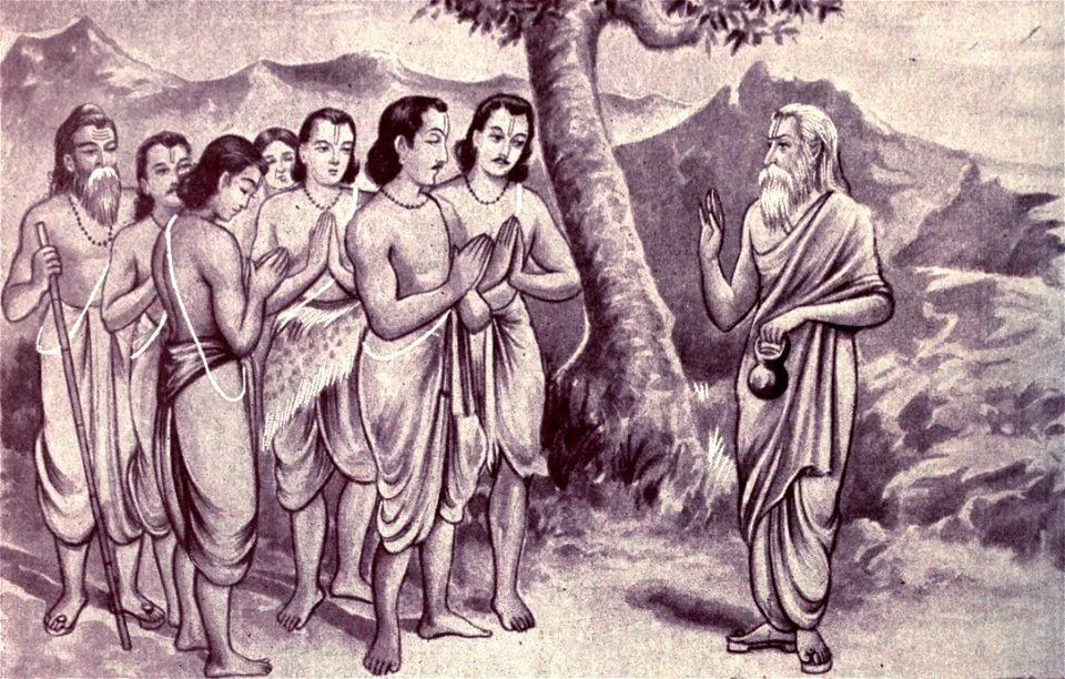 Pandavas from Mahabharata