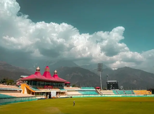 Cricket stadium in Dharamshala