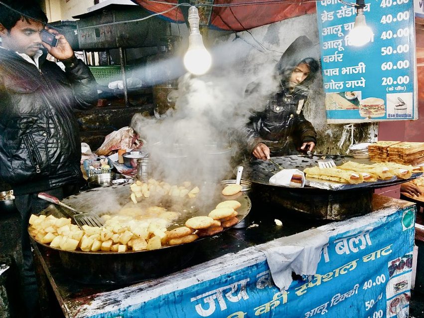 Sarafa Bazaar street food