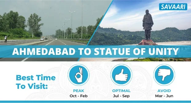 Ahmedabad to the Statue of Unity