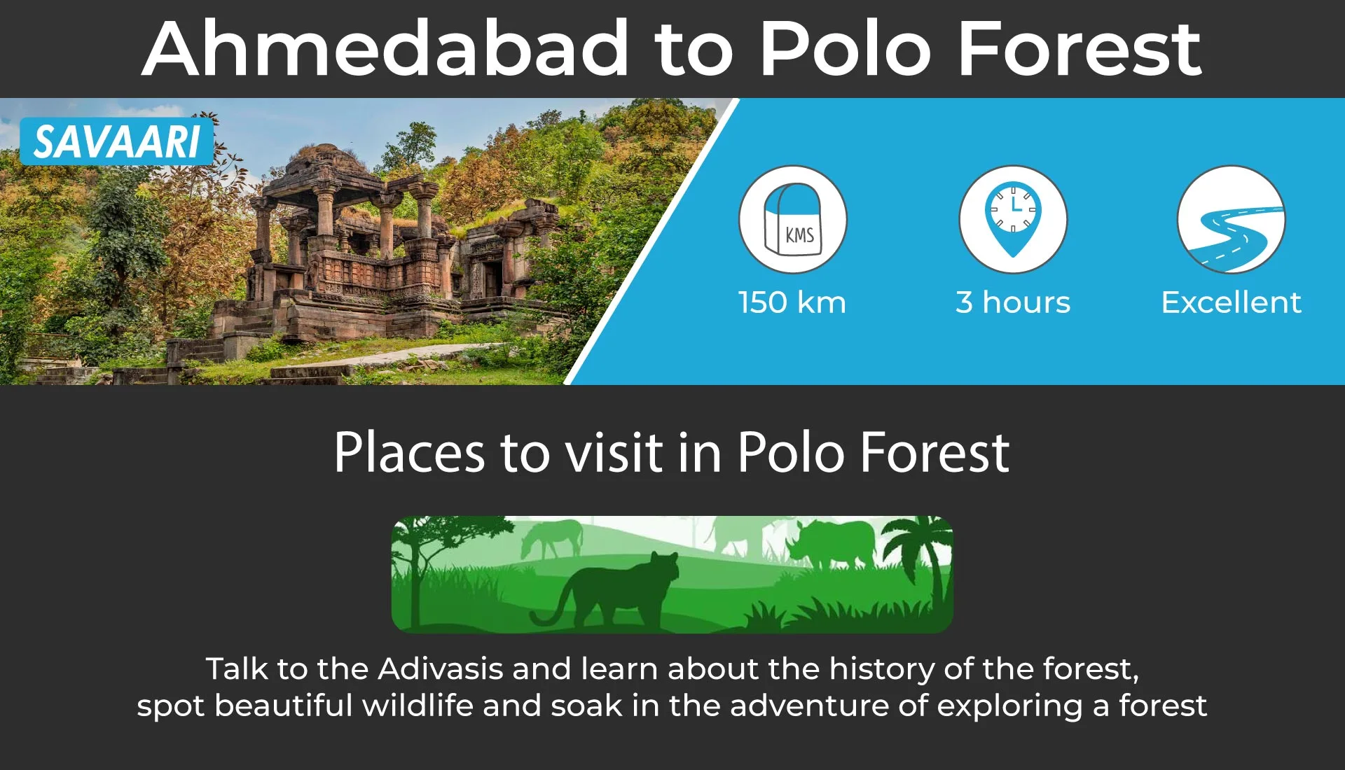 day trip to polo forest from Ahmedabad