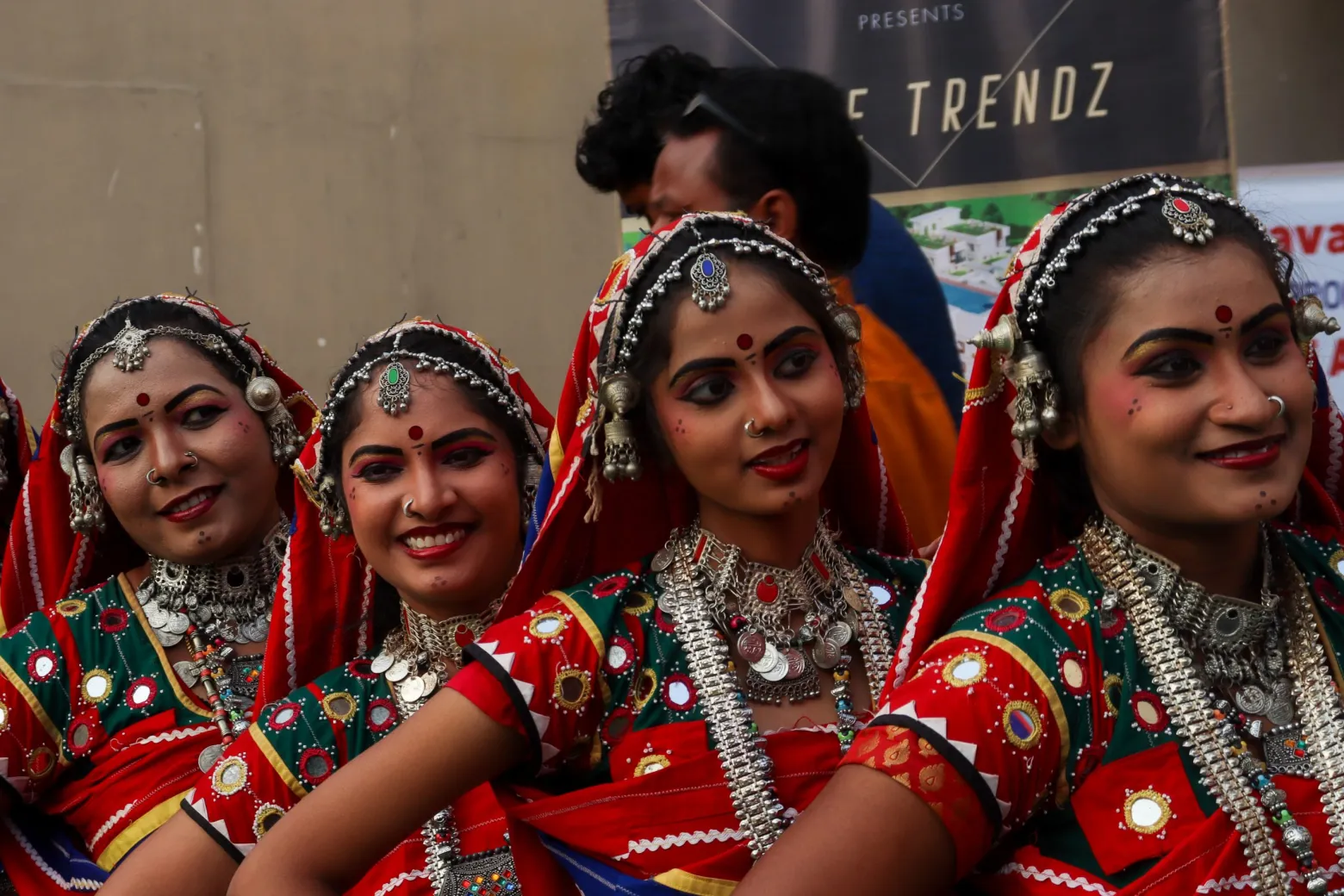 Gujarat women in garba attire