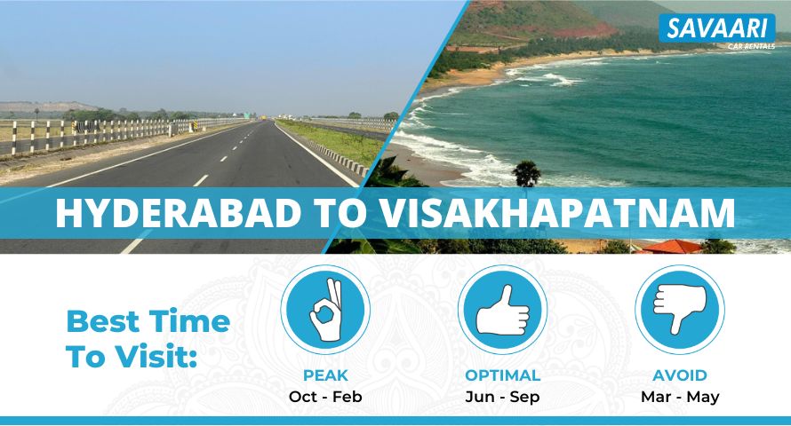 Hyderabad to Visakhapatnam