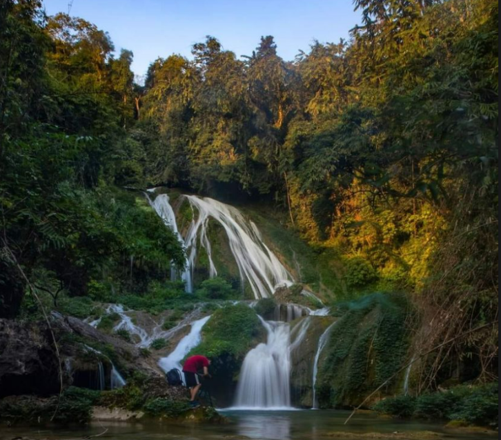 Chympe Waterfalls in Meghalaya