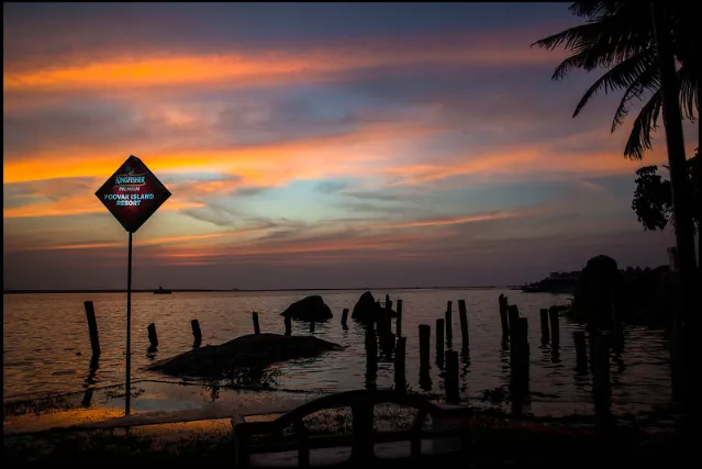 Sunset in Poovar