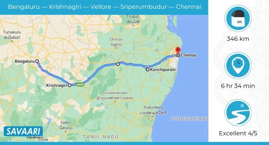 bengaluru-chennai-route1