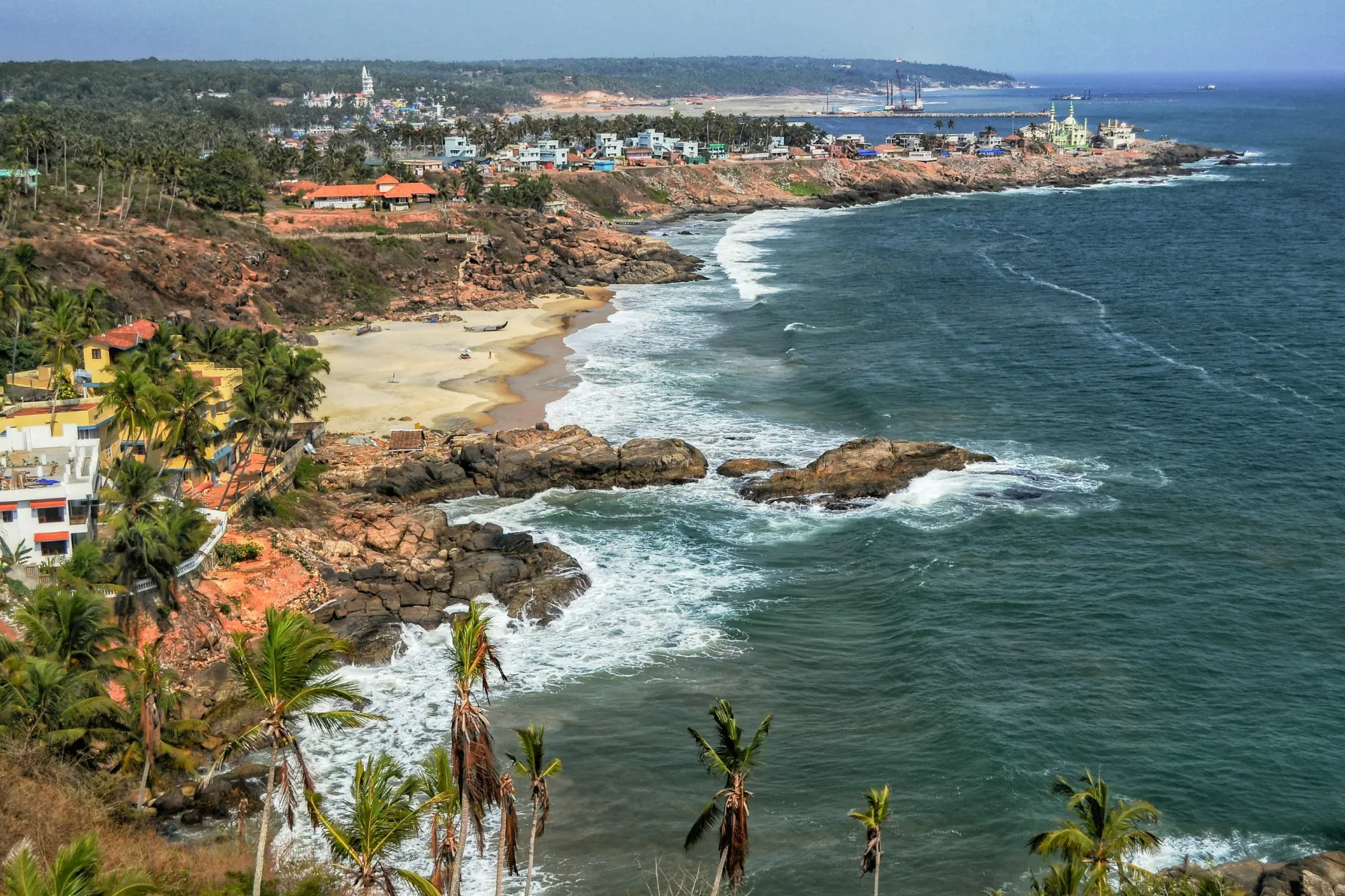 Kovalam beach in Kerala