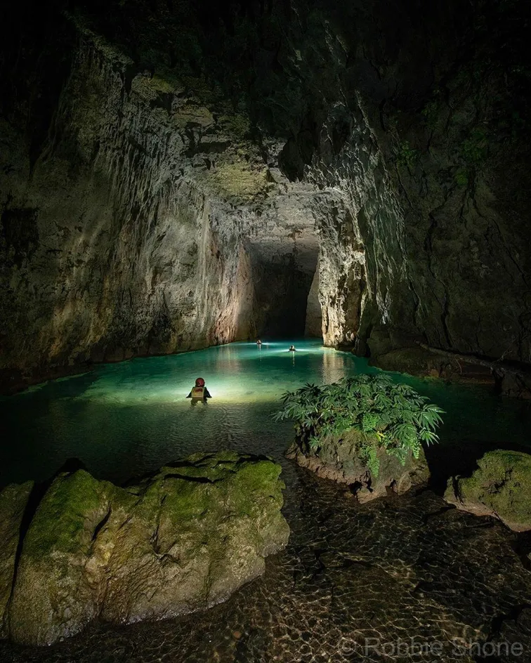Krem Chumpe cave in Meghalaya