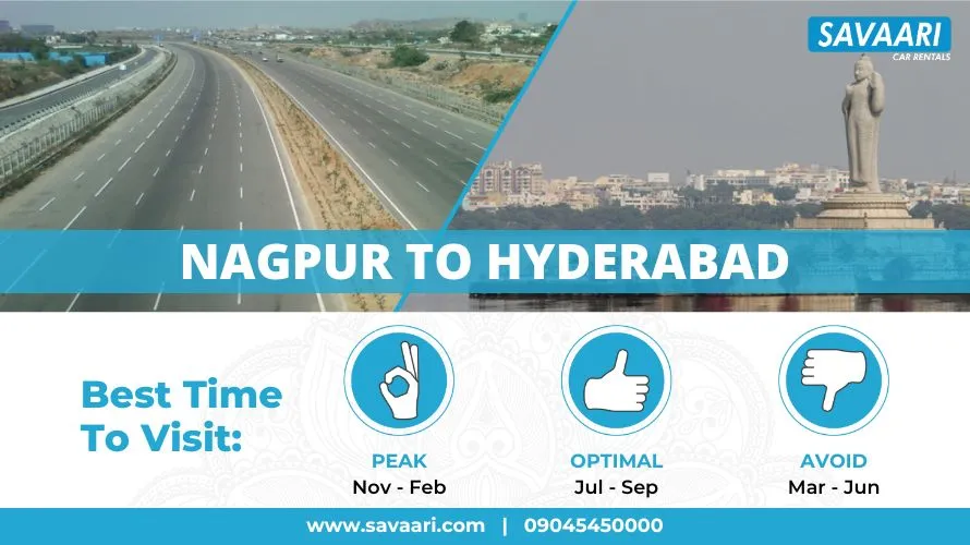 Nagpur to Hyderabad