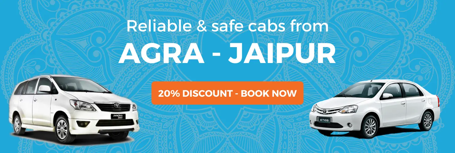 Agra to Jaipur by cab