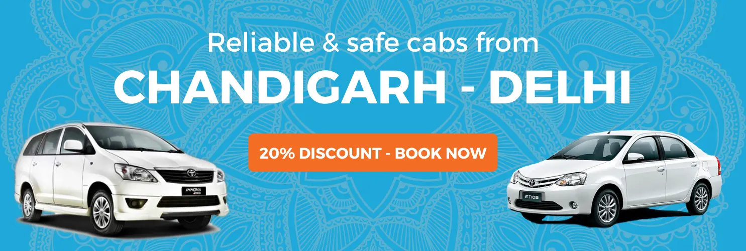 Chandigarh to Delhi cabs