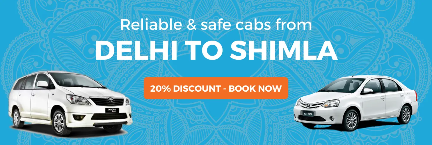 Delhi to Shimla by cab