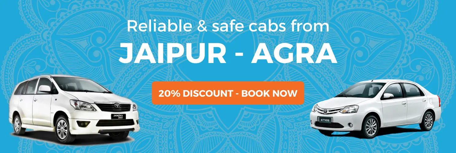 Jaipur to Agra cab