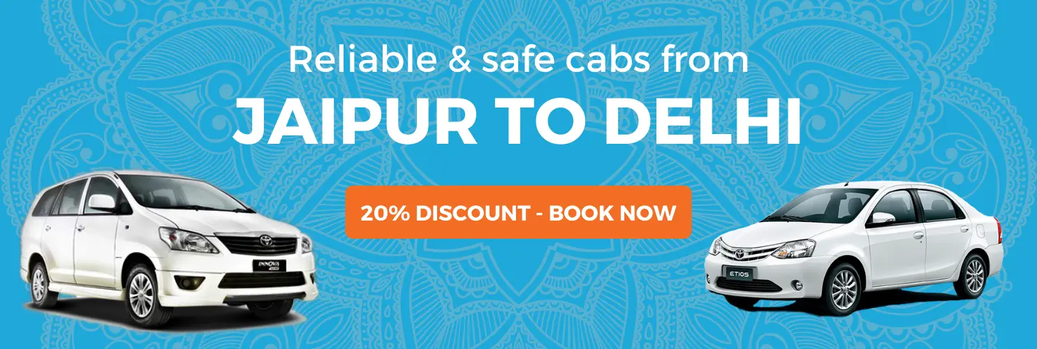 Jaipur to Delhi by cab