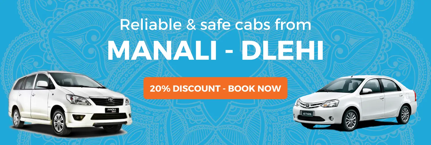 Manali to Delhi by cab