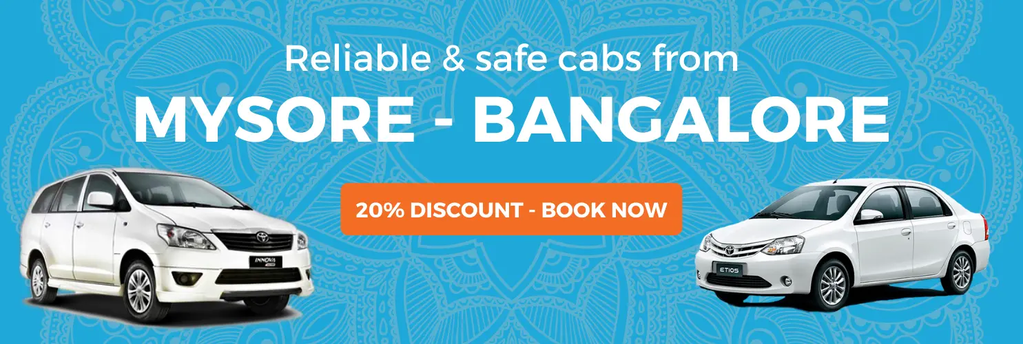 Mysore to Bangalore by cab