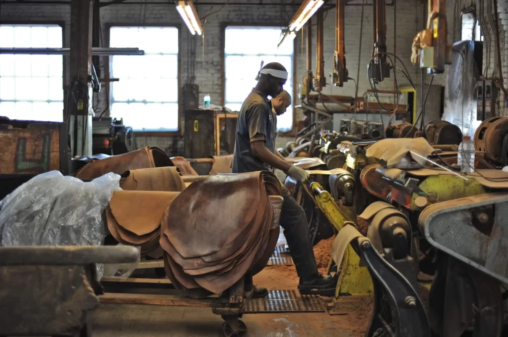 Leather production in Dharavi