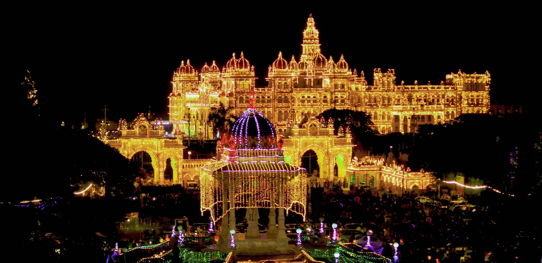 Mysore palace on Dasara