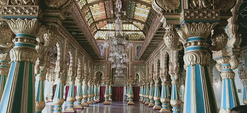 Mysore Palace indoors