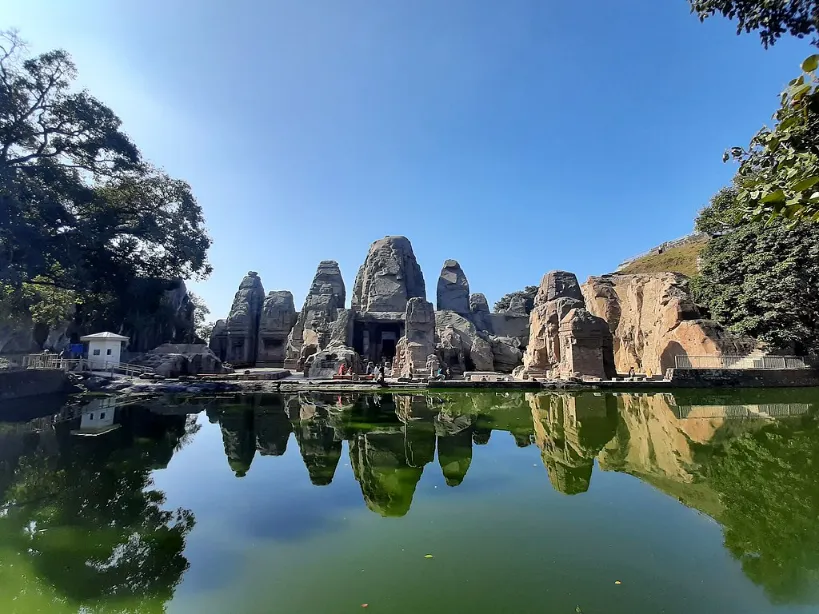 Masroor rock cut temple